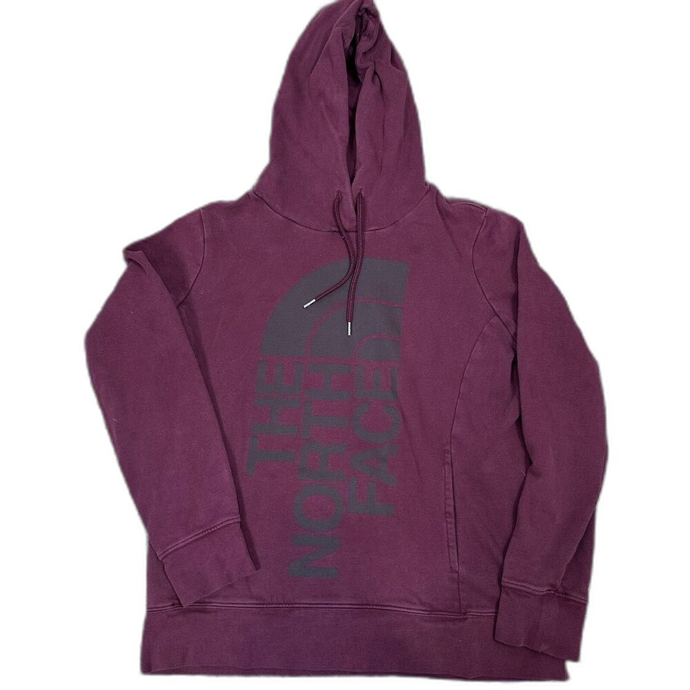 The North Face Women’s Trivert Pullover Hoodie Wine Black Burgundy Large